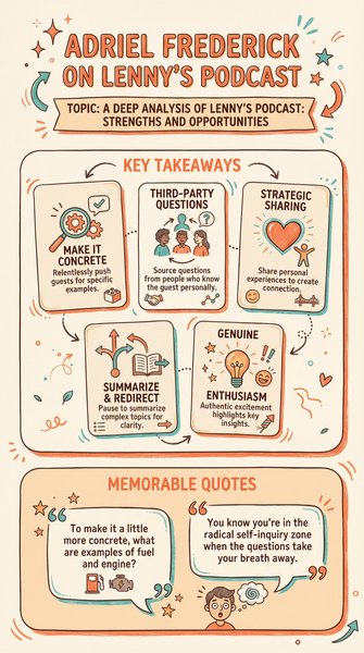 Infographic for Adriel Frederick