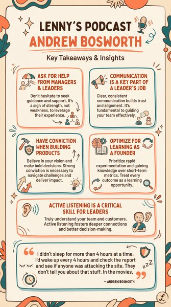 Infographic for Andrew Bosworth
